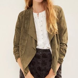 NWT Anthropologie Suede Jacket Women's Small